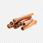 Closeup of aromatic cinnamon sticks | Premium Vector