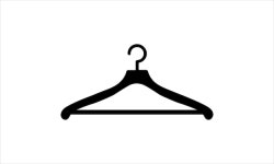 Premium Vector | Clothes hanger icon, outline style