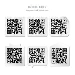 Premium Vector | Collection of qr code stickers