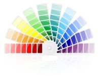 회색 배경 및 커피 컵 Pantone 그림. | 프리미엄 벡터