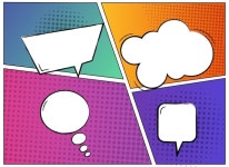 만화 페이지 템플릿 | 프리미엄 벡터