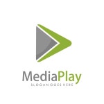 크리 에이 티브 미디어 텔레비전 로고 디자인 서식 파일 | 프리미엄 벡터