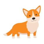 Cute dog vector illustration in cartoon style | Premium Vector