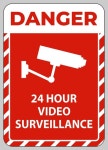 CCTV 24시간 영상 감시 | 프리미엄 벡터