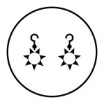 Earrings icon | Premium Vector