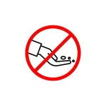 터 | 프리미엄 벡터 먹이를 먹을 수 있고 먹이를 먹지 않는 표지판 먹이를 먹지 않는 고립된 주식  ⁇ 터 | 프리미엄 벡터