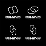 Free Vector | Collection of flat design d logos