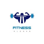 Fitness gym logo vector illustration | Premium Vector
