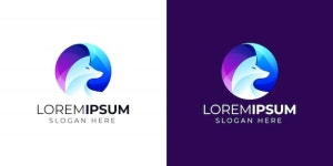 폭스 로고 | 프리미엄 벡터