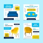 평면 디자인 다른 색 팝업 | 무료 벡터