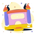 평면 디자인 레이저 태그 그림 | 무료 벡터