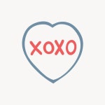 내부에는 39xoxo39가 들어있는 심장 | 프리미엄 AI 생성 벡터