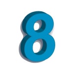 Initial 3d 8 logo design collections | Premium Vector