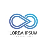 평면 디자인 이동 로고 템플릿 | 무료 벡터