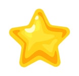 Star icon shiny golden star symbol | Premium Vector