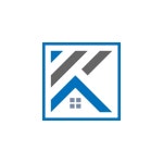 K 홈 로고 | 프리미엄 벡터