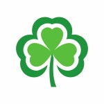 네 잎 클로버 꽃 의 화 | 프리미엄 벡터