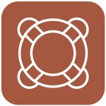 라이프가드 터 아이콘 디자인 일러스트레이션 | 프리미엄 벡터