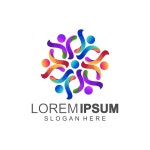 Premium Vector | Logo designs abstract person