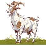 사진 현실적 인 염소 농장 | AI 생성 이미지