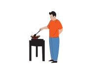 자동 정비사 수정 자동차 모터 아이콘 흰색 배경에 고립 된 웹 디자인을 위한 자동 정비사 수정 자동차 모터 벡터 아이콘 만화 | 프리미엄 벡터