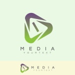 미디어 초기 문자 I 로고 디자인 | 프리미엄 벡터