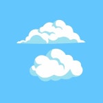 구름 팩 | 프리미엄 벡터