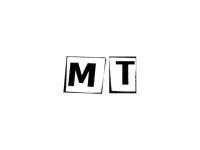 현대 창의적 미니멀리즘 MT 글자 로고 디자인 모든 비즈니스를위한 글자 MT 로고 모노그램 | 프리미엄 벡터
