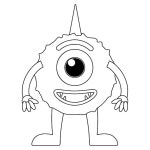Monster alphabet coloring page book Coloring page english alphabet for children with funny and sad monsters Funny alphabet of... 