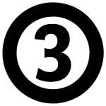 Technology logo design with 3 letter concept letter 3 technology logo design | Premium Vector