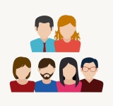 사람들이 디자인 | 프리미엄 벡터