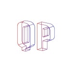Qp letter logo design | Premium Vector
