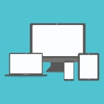 Premium Vector | Realistic deveces for office work.