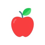 애플 플래트 일러스트 | 프리미엄 벡터