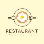 Premium Vector | Restaurant food logo