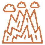 Mountain Detailed Rounded Lineal icon | Freepik