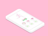 스마트 폰에서 응용 프로그램 실행 | 프리미엄 벡터