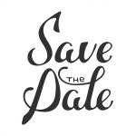 Premium Vector | Save the date invite card lettering Premium Vector | Save the date invite card  lettering