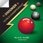 당구 배너 세트 | 프리미엄 벡터