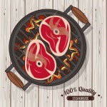 볼로냐 육류 제품 정육점 아이콘 | 무료 벡터