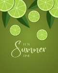 Summer composition with drinks and fresh ingredients | Free Photo