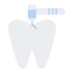 Dental treatment icon isometric vector dental instrument dentistry tooth tweezers | Premium Vector