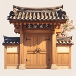 전통적 인 하노크 집 들 | 프리미엄 AI 생성 벡터