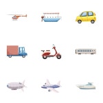 운송 방법 수집 | 무료 벡터