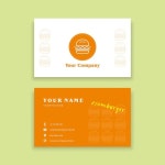 Burger restaurant business card | Free Vector