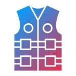Vector design life vest icon style | Premium Vector