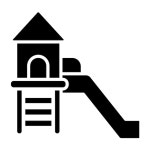 Vector design playground icon style | Premium Vector