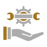 터 디자인 서비스 아이콘 스타일 | 프리미엄 벡터