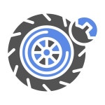 자동차 수리점에서 자동차 타이어를 다루는 정비공의 근접 촬영 | 무료 사진