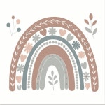 Vector handdrawn rainbow illustration | Premium AI-generated vector